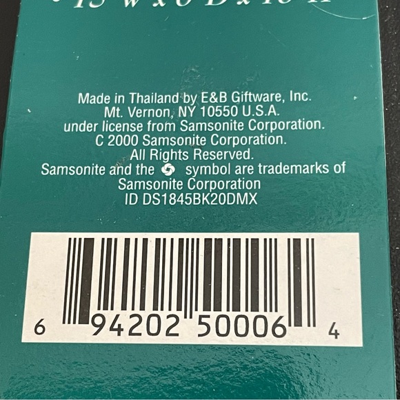 NWT Folding Travel Shopping Bag - Samsonite - Black - Foldable Collection - Picture 3 of 5